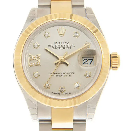 JMS always Watches Original Rolex Lady Datejust Automatic Chronometer Diamond Silver Dial Ladies Watch 279173SDRO JMS always Watches Original Rolex Lady Datejust Automatic Chronometer Diamond Silver Dial Ladies Watch 279173SDRO