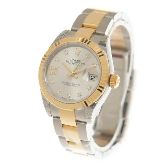 JMS always Watches Original Rolex Lady Datejust Automatic Chronometer Diamond Silver Dial Ladies Watch 279173SDRO JMS always Watches Original Rolex Lady Datejust Automatic Chronometer Diamond Silver Dial Ladies Watch 279173SDRO