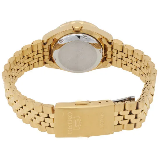 JMS always Watches Original Seiko 5 Automatic Gold Dial Ladies Watch SYMG14J1 JMS always Watches Original Seiko 5 Automatic Gold Dial Ladies Watch SYMG14J1