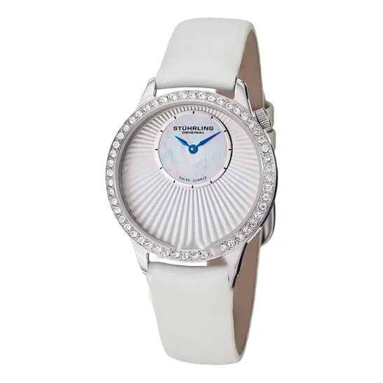 JMS always Watches Original Stuhrling Original Vogue Quartz White Dial Ladies Watch M15253 JMS always Watches Original Stuhrling Original Vogue Quartz White Dial Ladies Watch M15253