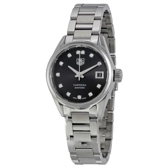 JMS always Watches Original Tag Heuer Carrera Automatic Black Dial Ladies Watch WAR2413BA0776 JMS always Watches Original Tag Heuer Carrera Automatic Black Dial Ladies Watch WAR2413BA0776