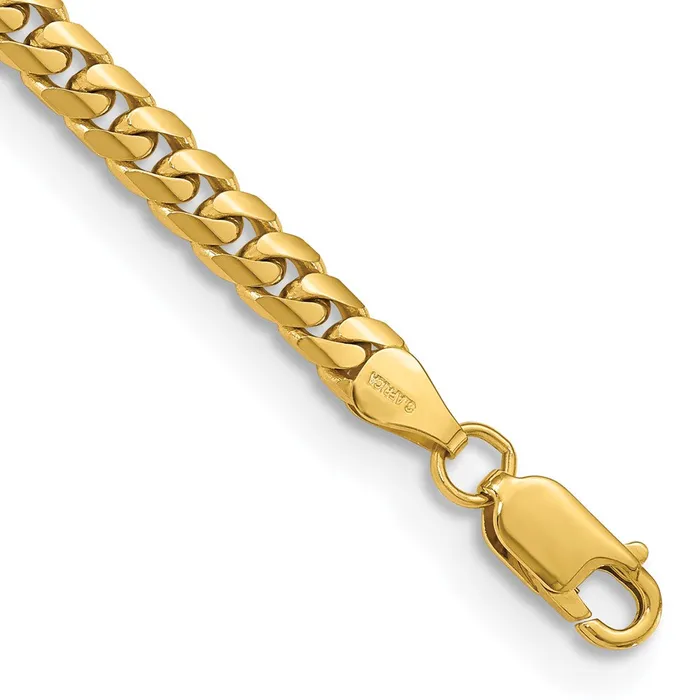 MDS 14K 7 inch 5mm Solid Miami Cuban Link with Lobster Clasp Bracelet Bracelets MDS 14K 7 inch 5mm Solid Miami Cuban Link with Lobster Clasp Bracelet Bracelets