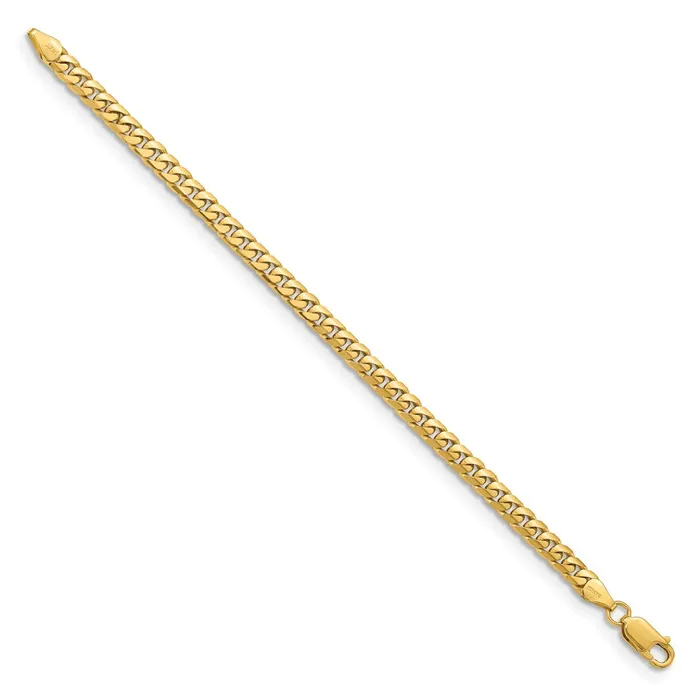 MDS 14K 7 inch 5mm Solid Miami Cuban Link with Lobster Clasp Bracelet Bracelets MDS 14K 7 inch 5mm Solid Miami Cuban Link with Lobster Clasp Bracelet Bracelets