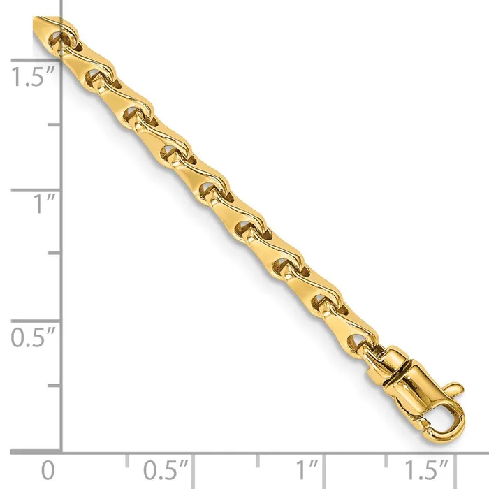 MDS Necklaces Solid 14K Yellow Gold 20 inch 34mm Hand Polished Fancy Link with Lobster Clasp Chain Necklace MDS Necklaces Solid 14K Yellow Gold 20 inch 34mm Hand Polished Fancy Link with Lobster Clasp Chain Necklace