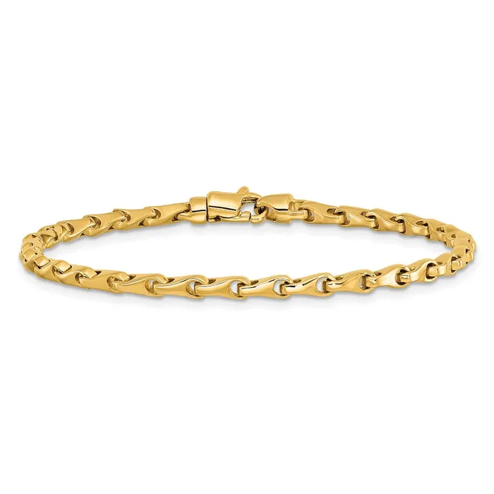 MDS Necklaces Solid 14K Yellow Gold 20 inch 34mm Hand Polished Fancy Link with Lobster Clasp Chain Necklace MDS Necklaces Solid 14K Yellow Gold 20 inch 34mm Hand Polished Fancy Link with Lobster Clasp Chain Necklace