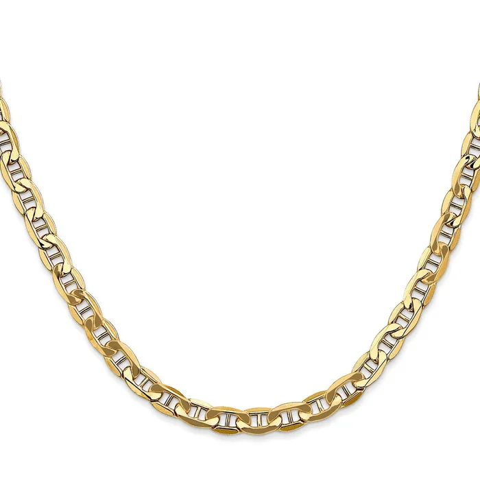 Necklaces 14K Yellow Gold 24 inch 475mm SemiSolid Anchor with Lobster Clasp Chain Necklace MDS Necklaces 14K Yellow Gold 24 inch 475mm SemiSolid Anchor with Lobster Clasp Chain Necklace MDS