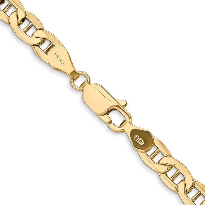 Necklaces 14K Yellow Gold 24 inch 475mm SemiSolid Anchor with Lobster Clasp Chain Necklace MDS Necklaces 14K Yellow Gold 24 inch 475mm SemiSolid Anchor with Lobster Clasp Chain Necklace MDS