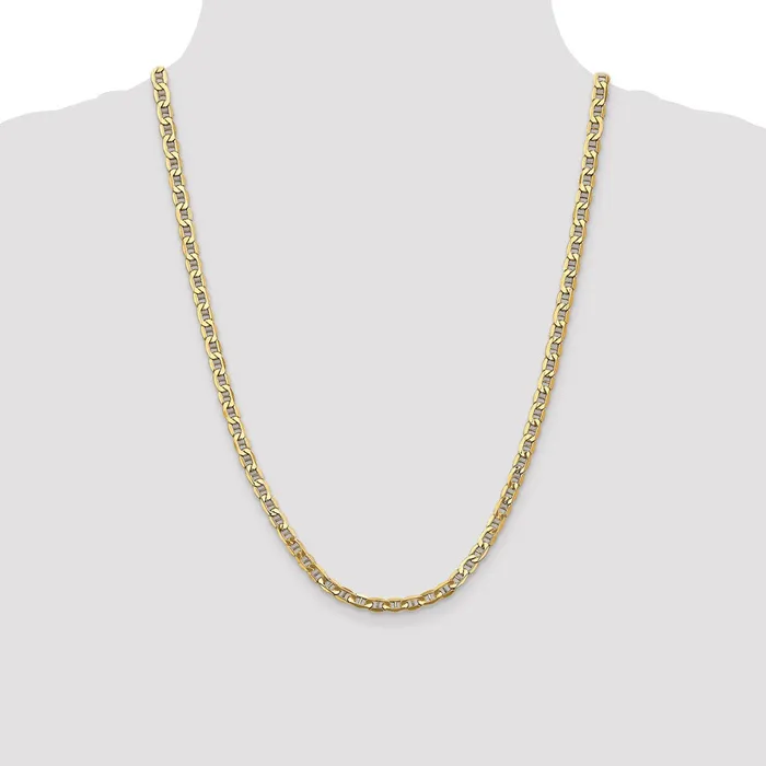 Necklaces 14K Yellow Gold 24 inch 475mm SemiSolid Anchor with Lobster Clasp Chain Necklace MDS Necklaces 14K Yellow Gold 24 inch 475mm SemiSolid Anchor with Lobster Clasp Chain Necklace MDS