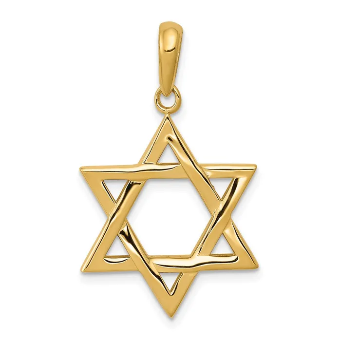 Necklaces Goldia 14k Yellow Gold Star of David Pendant