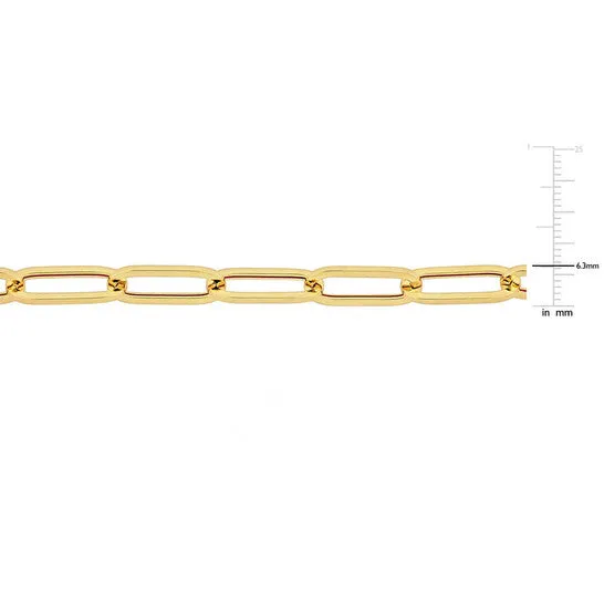 Necklaces JMS always Original AMOUR 63mm Paperclip Chain Necklace In 14K Yellow Gold 18 In Necklaces JMS always Original AMOUR 63mm Paperclip Chain Necklace In 14K Yellow Gold 18 In