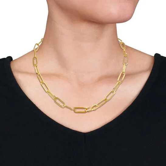 Necklaces JMS always Original AMOUR 63mm Paperclip Chain Necklace In 14K Yellow Gold 18 In Necklaces JMS always Original AMOUR 63mm Paperclip Chain Necklace In 14K Yellow Gold 18 In