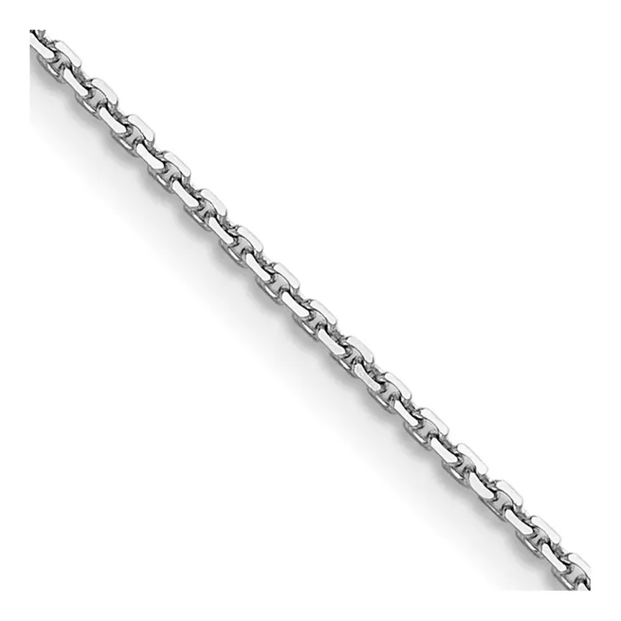 Necklaces MDS 14k WG 12mm DC Cable Chain Necklace