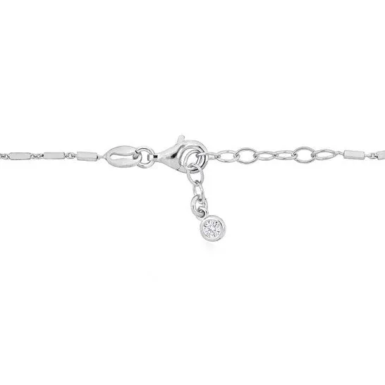 Original Amour 15 CT TGW Cubic Zirconia Infinity and Heart Charm Bracelet in Sterling Silver JMS always Bracelets Original Amour 15 CT TGW Cubic Zirconia Infinity and Heart Charm Bracelet in Sterling Silver JMS always Bracelets