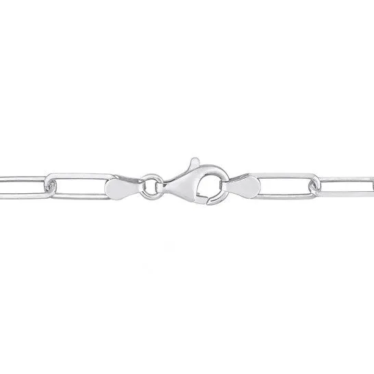 Original AMOUR 5mm Diamond Cut Paperclip Chain Necklace In Sterling Silver 16 In JMS always Necklaces Original AMOUR 5mm Diamond Cut Paperclip Chain Necklace In Sterling Silver 16 In JMS always Necklaces