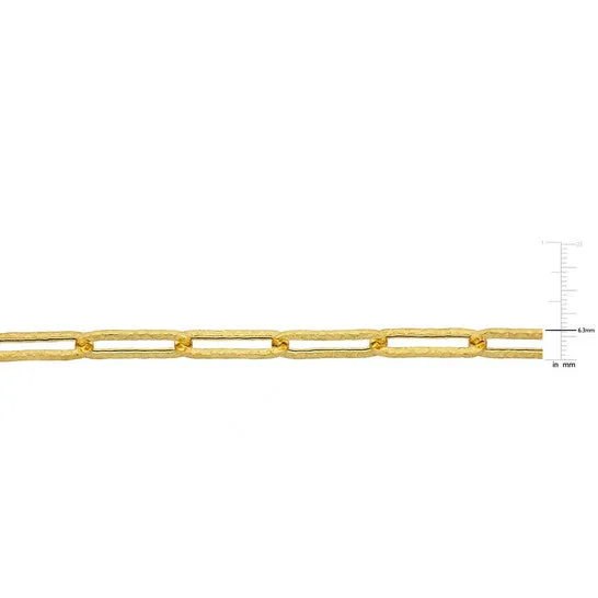 Original AMOUR 63mm Textured Paperclip Chain Necklace In 10K Yellow Gold 34 In JMS always Necklaces Original AMOUR 63mm Textured Paperclip Chain Necklace In 10K Yellow Gold 34 In JMS always Necklaces