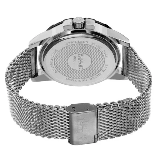 Original August Steiner Quartz Blue Dial Stainless Steel Mesh Mens Watch AS8202SSBU JMS always Bracelets Original August Steiner Quartz Blue Dial Stainless Steel Mesh Mens Watch AS8202SSBU JMS always Bracelets