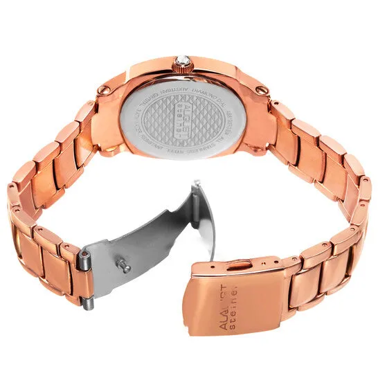 Original August Steiner Quartz Diamond Brown Dial Ladies Watch AS8193RGBR JMS always Watches Original August Steiner Quartz Diamond Brown Dial Ladies Watch AS8193RGBR JMS always Watches