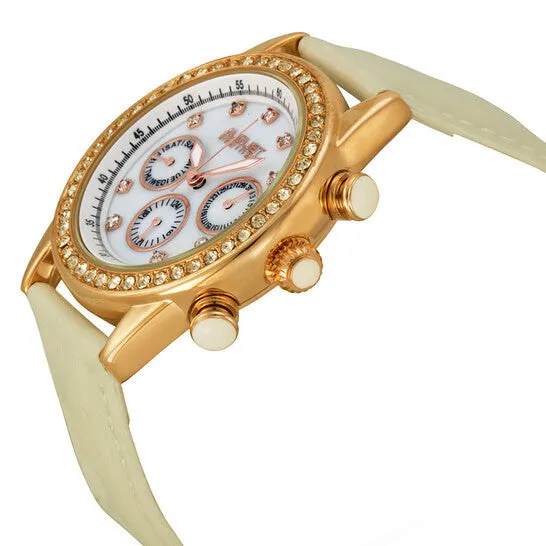 Original August Steiner Rose Goldtone Ladies Watch AS8018WT JMS always Rings Original August Steiner Rose Goldtone Ladies Watch AS8018WT JMS always Rings