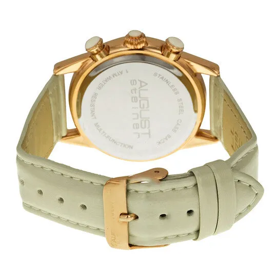 Original August Steiner Rose Goldtone Ladies Watch AS8018WT JMS always Rings Original August Steiner Rose Goldtone Ladies Watch AS8018WT JMS always Rings