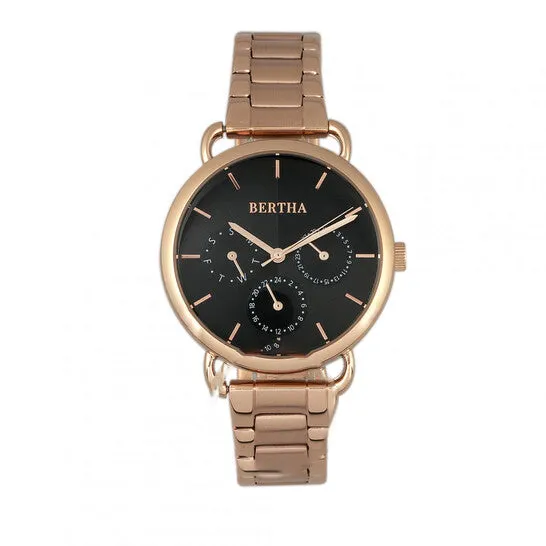 Original Bertha Gwen Black Dial Ladies Watch BR8303 JMS always Watches