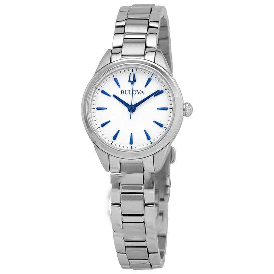 Original Bulova Sutton Quartz Silver Dial Ladies Watch 96L285 JMS always Watches Original Bulova Sutton Quartz Silver Dial Ladies Watch 96L285 JMS always Watches