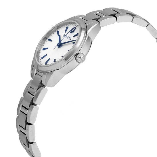 Original Bulova Sutton Quartz Silver Dial Ladies Watch 96L285 JMS always Watches Original Bulova Sutton Quartz Silver Dial Ladies Watch 96L285 JMS always Watches