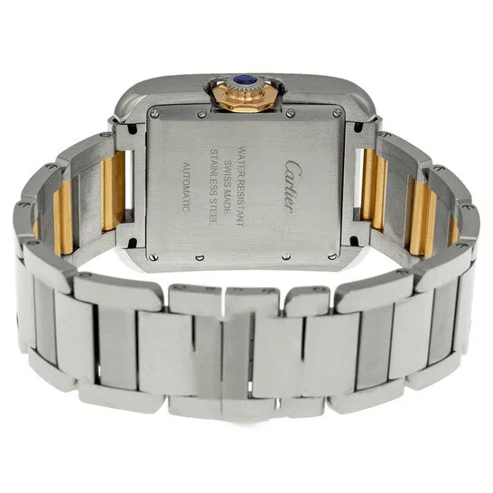 Original Cartier Tank Anglaise Silver Dial Stainless Steel with 18kt Rose Gold Ladies Watch WT100034 JMS always Bracelets Original Cartier Tank Anglaise Silver Dial Stainless Steel with 18kt Rose Gold Ladies Watch WT100034 JMS always Bracelets