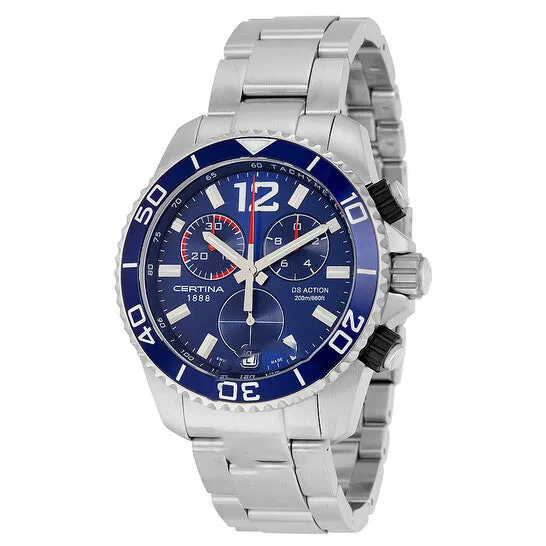 Original Certina DS Action Quartz Blue Dial Stainless Steel Mens Watch C0134171104700 JMS always Bracelets Original Certina DS Action Quartz Blue Dial Stainless Steel Mens Watch C0134171104700 JMS always Bracelets