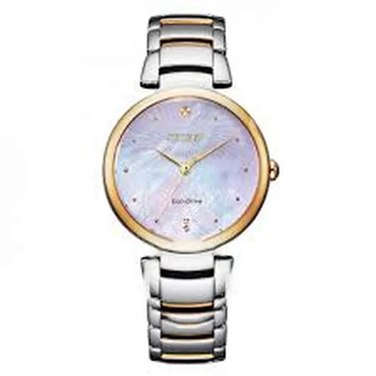 Original Citizen EcoDrive Mother of Pearl Dial Ladies Watch EM085489Y JMS always Watches Original Citizen EcoDrive Mother of Pearl Dial Ladies Watch EM085489Y JMS always Watches