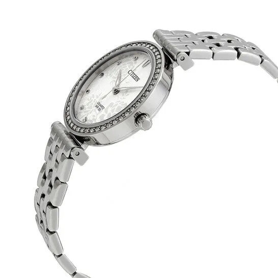 Original Citizen Quartz Crystal White Dial Ladies Watch ER021152A JMS always Watches Original Citizen Quartz Crystal White Dial Ladies Watch ER021152A JMS always Watches