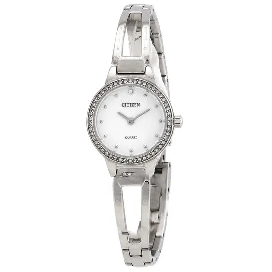 Original Citizen Quartz Crystal White Dial Ladies Watch EZ701188A JMS always Watches Original Citizen Quartz Crystal White Dial Ladies Watch EZ701188A JMS always Watches