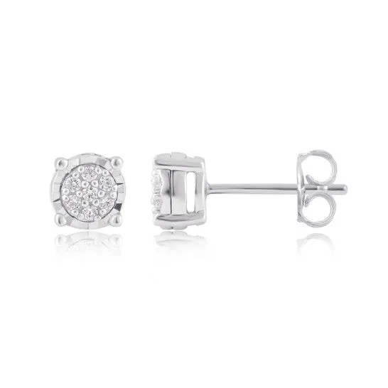 Original DiamondMuse 010 cttw Diamond Composite Stud Earring in Sterling Silver IJ I3 JMS always Earrings Original DiamondMuse 010 cttw Diamond Composite Stud Earring in Sterling Silver IJ I3 JMS always Earrings