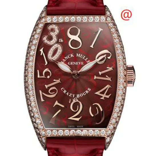 Original Franck Muller Crazy Hours Automatic Diamond Red Dial Ladies Watch 7880CH30THD5NER JMS always Watches Original Franck Muller Crazy Hours Automatic Diamond Red Dial Ladies Watch 7880CH30THD5NER JMS always Watches