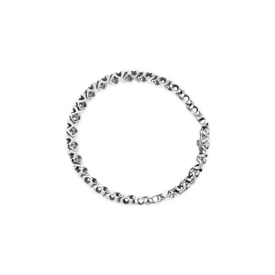 Original Haus of Brilliance 10K White Gold 1 12 Cttw Diamond Alternating Diamond and XLink 75 Tennis Bracelet HI Color I2I3 Clarity JMS always Bracelets Original Haus of Brilliance 10K White Gold 1 12 Cttw Diamond Alternating Diamond and XLink 75 Tennis Bracelet HI Color I2I3 Clarity JMS always Bracelets