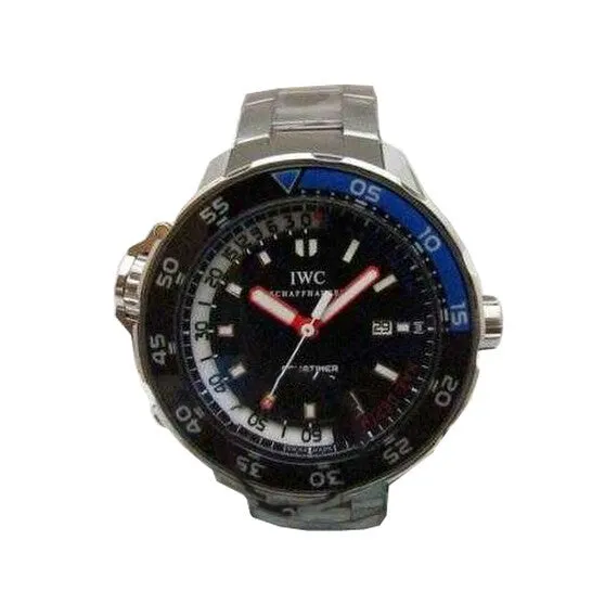 Original IWC Aquatimer Deep Two Black Dial Stainless Steel Mens Watch IW354701 JMS always Bracelets Original IWC Aquatimer Deep Two Black Dial Stainless Steel Mens Watch IW354701 JMS always Bracelets