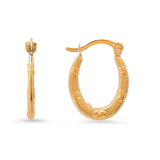 Original Kylie Harper 10k Yellow Gold Petite U Shaped Heart Huggy Hoop Earrings JMS always Earrings Original Kylie Harper 10k Yellow Gold Petite U Shaped Heart Huggy Hoop Earrings JMS always Earrings