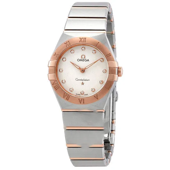 Original Omega Constellation Manhattan Diamond Dial Ladies Steel and 18k Sedna Gold Watch 13120286052001 JMS always PreStyled Sets Original Omega Constellation Manhattan Diamond Dial Ladies Steel and 18k Sedna Gold Watch 13120286052001 JMS always PreStyled Sets