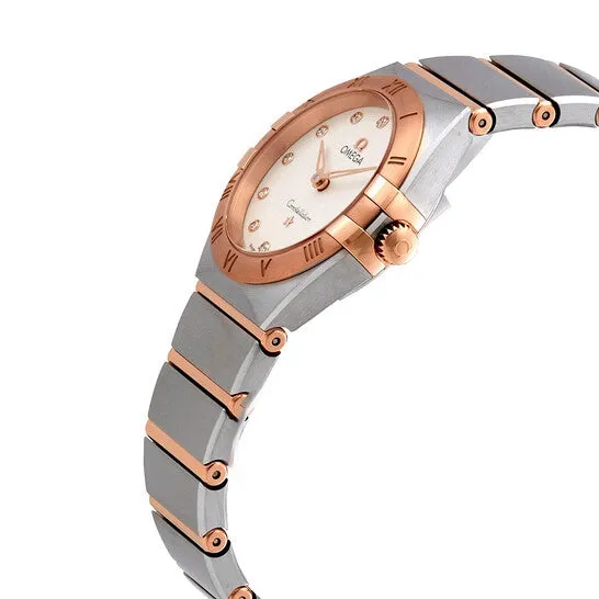 Original Omega Constellation Manhattan Diamond Dial Ladies Steel and 18k Sedna Gold Watch 13120286052001 JMS always PreStyled Sets Original Omega Constellation Manhattan Diamond Dial Ladies Steel and 18k Sedna Gold Watch 13120286052001 JMS always PreStyled Sets