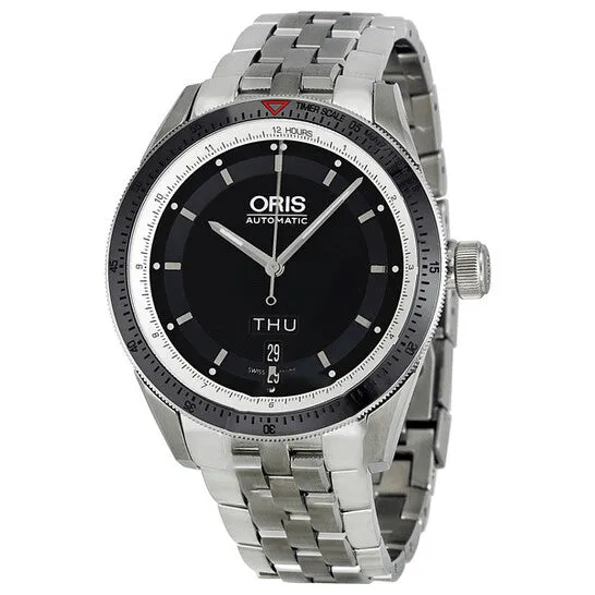 Original Oris Artix GT Day Date Black Dial Stainless Steel Mens Watch 73576624154MB JMS always Necklaces Original Oris Artix GT Day Date Black Dial Stainless Steel Mens Watch 73576624154MB JMS always Necklaces