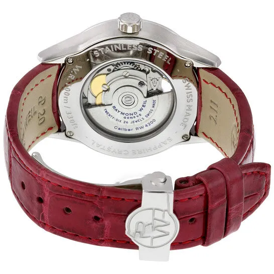 Original Raymond Weil Freelancer Automatic Red Dial Ladies Watch 2750SLS62081 JMS always Watches Original Raymond Weil Freelancer Automatic Red Dial Ladies Watch 2750SLS62081 JMS always Watches