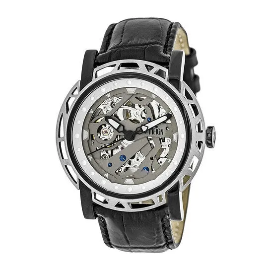 Original Reign Stavros Black Skeleton Two Tone Mens Watch RN3704 JMS always Rings Original Reign Stavros Black Skeleton Two Tone Mens Watch RN3704 JMS always Rings