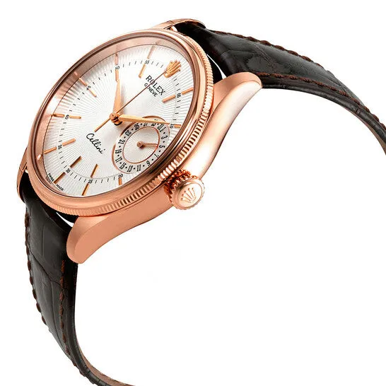 Original Rolex Cellini Silver Dial 18K Everose Gold Mens Watch 50515SSBRL JMS always Earrings Original Rolex Cellini Silver Dial 18K Everose Gold Mens Watch 50515SSBRL JMS always Earrings