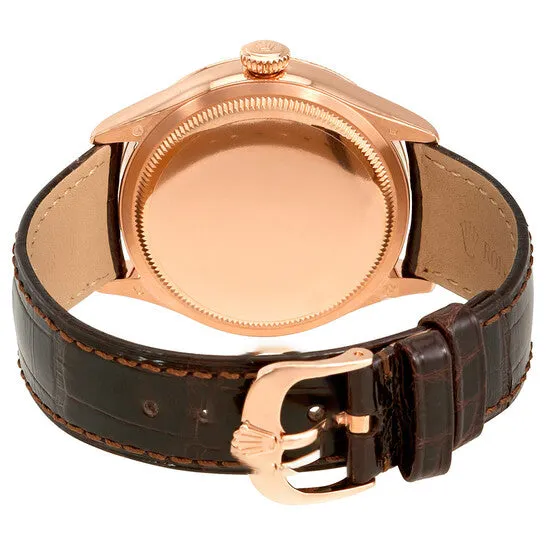 Original Rolex Cellini Silver Dial 18K Everose Gold Mens Watch 50515SSBRL JMS always Earrings Original Rolex Cellini Silver Dial 18K Everose Gold Mens Watch 50515SSBRL JMS always Earrings