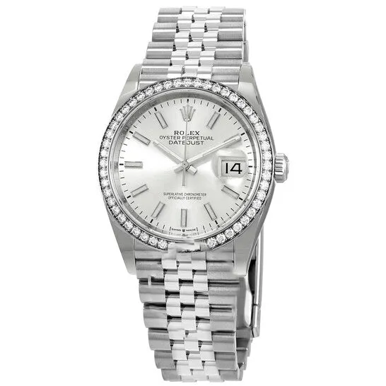 Original Rolex Datejust 36 Silver Dial Automatic Unisex Jubilee Watch 126284SSJ JMS always Watches Original Rolex Datejust 36 Silver Dial Automatic Unisex Jubilee Watch 126284SSJ JMS always Watches