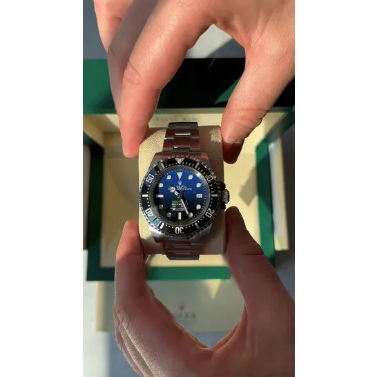 Original Rolex Deepsea DBlue Dial Automatic Mens Stainless Steel Oyster Watch 126660BLSO JMS always Bracelets Original Rolex Deepsea DBlue Dial Automatic Mens Stainless Steel Oyster Watch 126660BLSO JMS always Bracelets