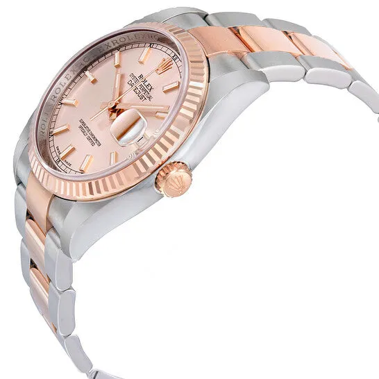 Original Rolex Oyster Perpetual Datejust 36 Pink Champagne Dial Stainless Steel and 18K Everose Gold Bracelet Automatic Mens Watch 116231PSO JMS always Bracelets Original Rolex Oyster Perpetual Datejust 36 Pink Champagne Dial Stainless Steel and 18K Everose Gold Bracelet Automatic Mens Watch 116231PSO JMS always Bracelets
