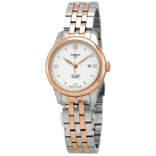 Original Tissot Le Locle Automatic Silver Dial Twotone Ladies Watch T0062072203800 JMS always Rings Original Tissot Le Locle Automatic Silver Dial Twotone Ladies Watch T0062072203800 JMS always Rings