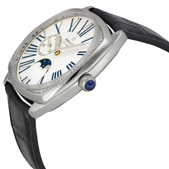 Original Zenith Elite Heritage Star Moonphase Silver Dial Brown Leather Ladies Watch 16192569201C725 JMS always Watches Original Zenith Elite Heritage Star Moonphase Silver Dial Brown Leather Ladies Watch 16192569201C725 JMS always Watches