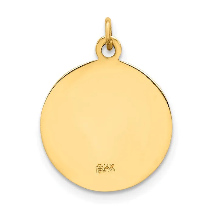 PreStyled Sets Goldia 14k Yellow Gold Caridad Del Cobre Medal Pendant