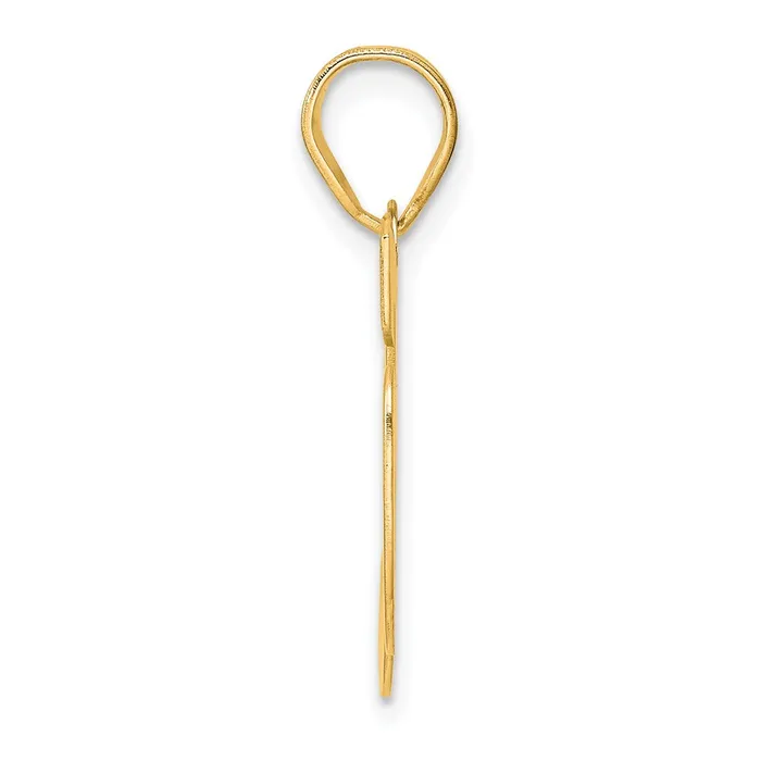 PreStyled Sets Goldia 14k Yellow Gold Polished Block Number 36 Pendant